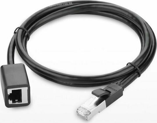 Ugreen F/FTP Cat.6 (Gigabit) Καλώδιο Δικτύου Ethernet 5m Μαύρο