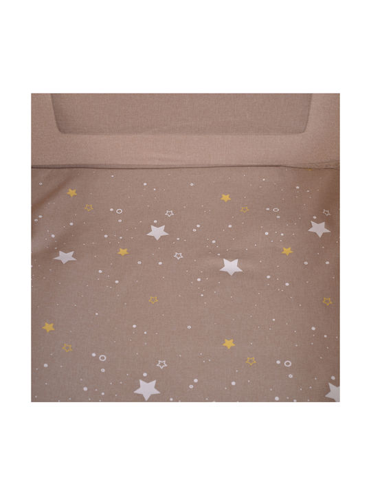 Cangaroo Once Upon A Time Playpen 2 Levels with Mattress Beige 125x62cm