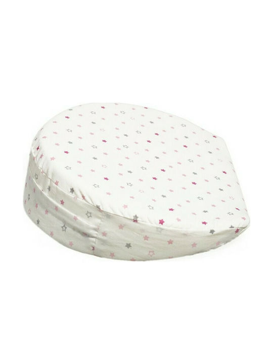 Just Baby Safety Pillow For Port Bebe Pink Stars