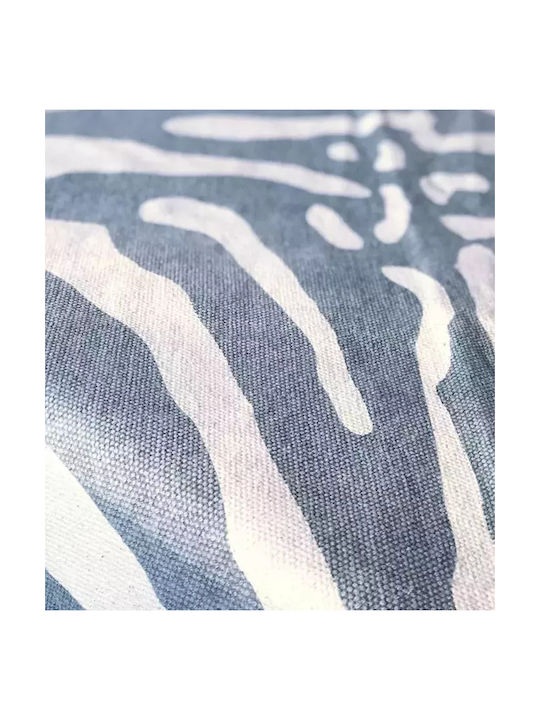 Childhome Zebra Kids Rug Cotton Gri 145x160cm Thickness 4mm