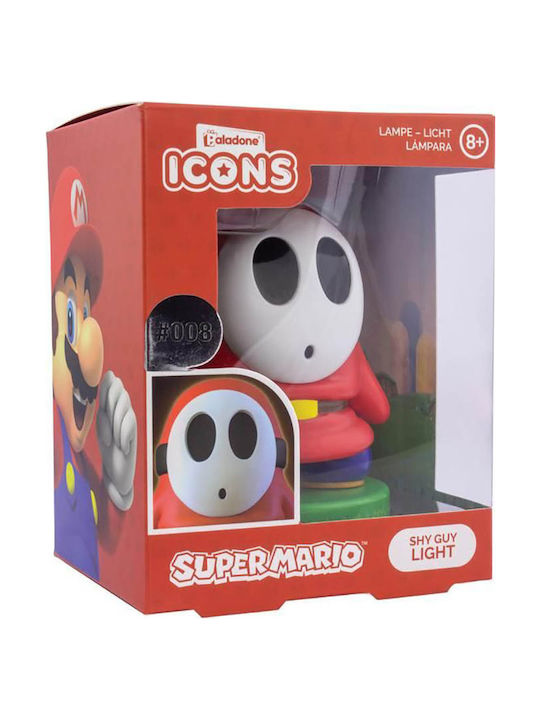 Paladone Детско Декоративно Осветление Super Mario Shy Guy Icon Многоцветен Paladone Детско Декоративно Осветление Super Mario Shy Guy Icon Многоцветен