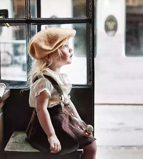 Elodie Details Κορδέλα Πιπίλας Vintage Flower από Ύφασμα Μπεζ
