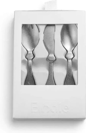 Elodie Details Baby Cutlery Set from Metal Antique Silver 3 Pieces