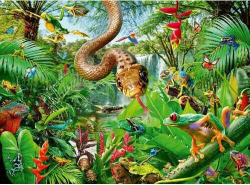 Kids Puzzle Reptiles for 9++ Years 300pcs Ravensburger