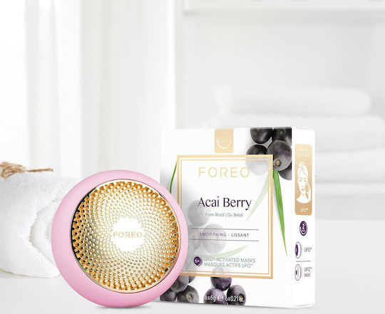 Foreo Acai Berry Μάσκα Ομορφιάς Προσώπου για Λείανση 6 τμχ x 6gr