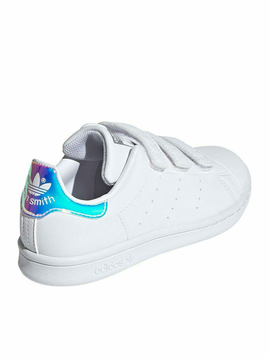 Stan Smith STAN SMITH CF C Kids Sneakers with Scratch Cloud White / Silver Metallic
