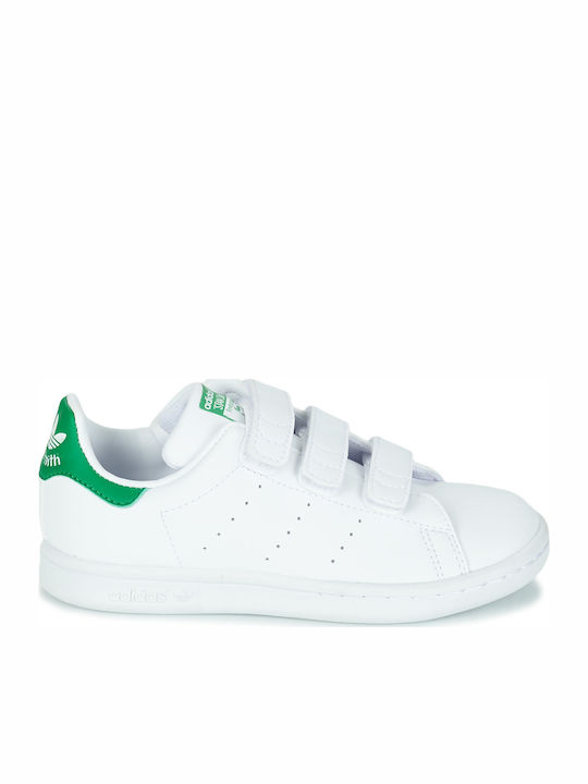 Adidas Παιδικά Sneakers Stan Smith CF με Σκρατς Cloud White / Green