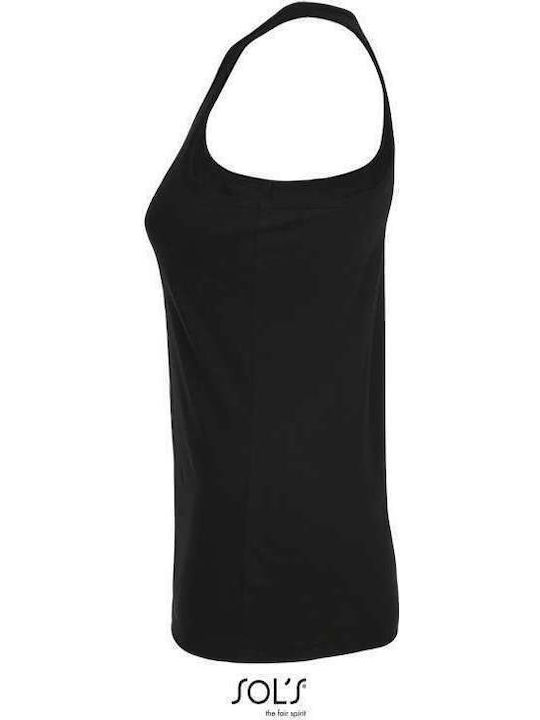 Sol's Justin Γυναικεία Διαφημιστική Μπλούζα Αμάνικη Deep Black