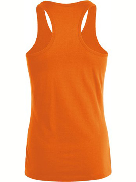 Sol's Justin Women's Sleeveless Promotional Blouse Orange