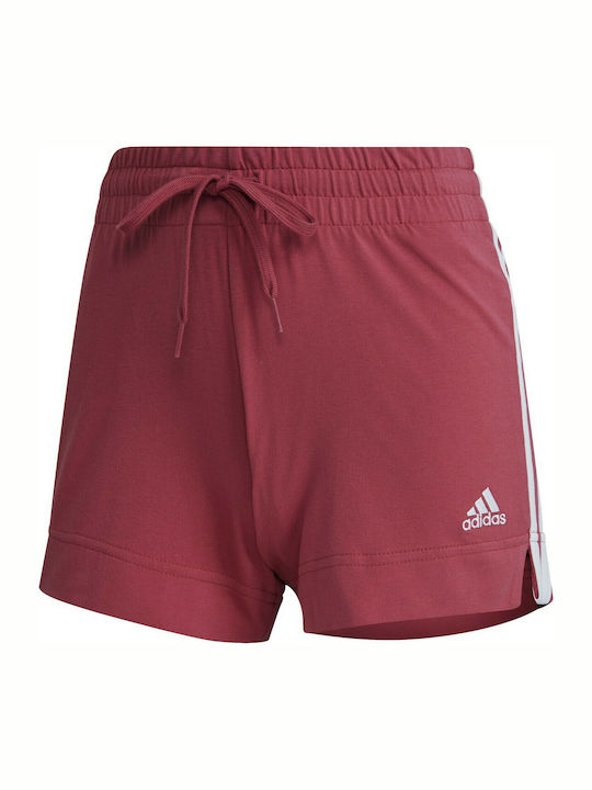 Essentials Slim 3-Stripes Γυναικείο Αθλητικό Σορτς Ροζ