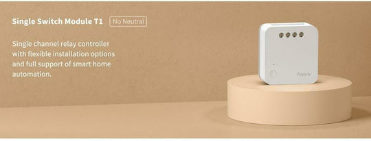 Aqara T1 Smart Switch 1 Channel Wi-Fi & ZigBee 5A (Without Neutral)