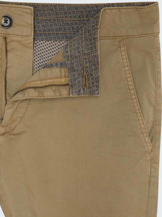 MC Queen Bermude Chino Bărbați Regular Fit Bej