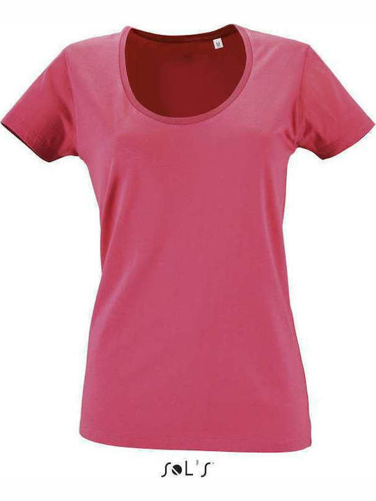 Sol's Metropolitan Women's Short Sleeve Promotional T-Shirt Flash Pink