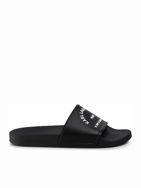 Karl Lagerfeld Slides Μαύρα