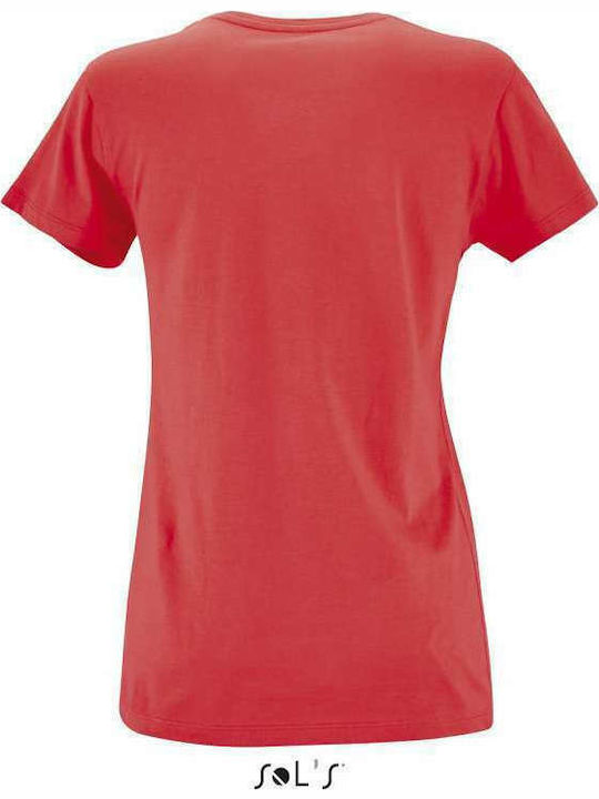 Sol's Metropolitan Women's Short Sleeve Promotional T-Shirt Hibiscus