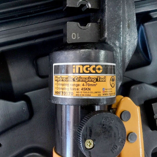 Ingco Hydraulic Crimping Pliers (Length 310mm)