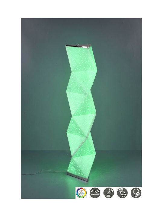 Trio Lighting Suma LED Floor Lamp H102xW20cm. with RGBW Light Multicolour