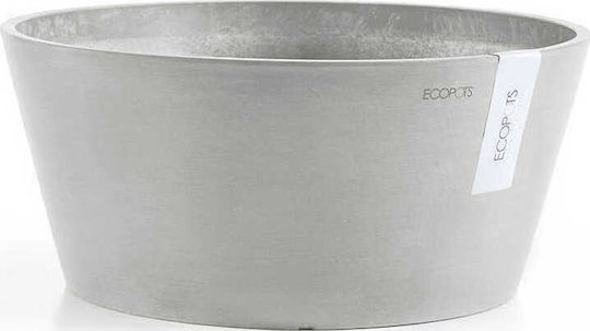 Ecopots Frankfurt Grey Саксия Тоалетна Пластмаса Сив