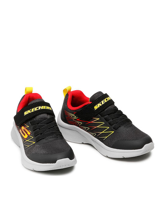 Texlor Αθλητικά Παιδικά Παπούτσια Running με Σκρατς Μαύρα