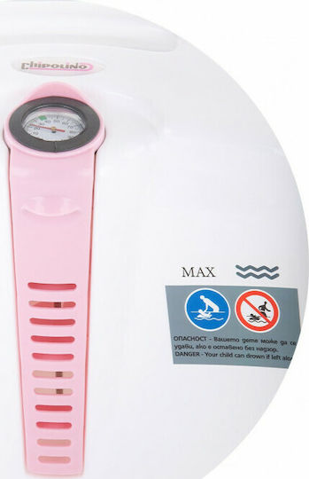 Chipolino Μπανιέρα Μωρού με Βάση Vela με Θερμόμετρο Pink