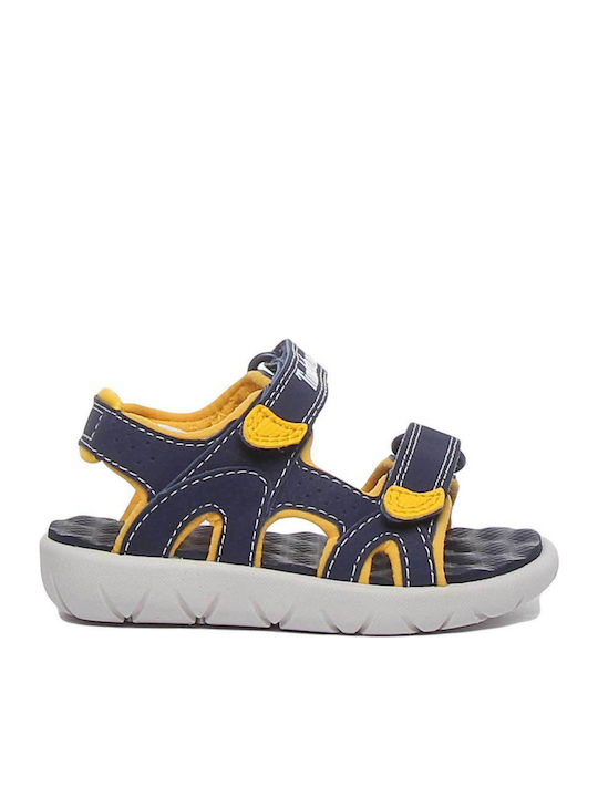 Παιδικά Πέδιλα Perkins Row Strap Navy Μπλε