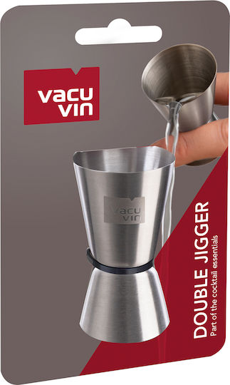 Vacuvin Double Bar Spirit Measure 15/30ml Inox