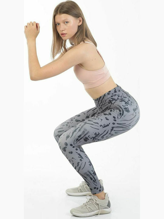 Dri-Fit Training Women's Long High Waist Gray Leggings