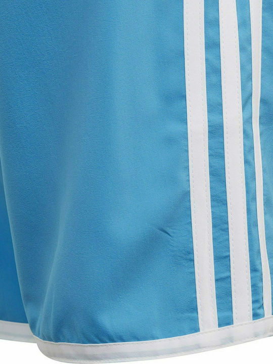 adidas 3-Stripes Kids Swimwear Swim Shorts Light Blue