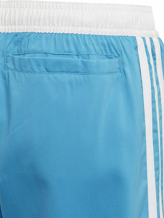 adidas 3-Stripes Kids Swimwear Swim Shorts Light Blue
