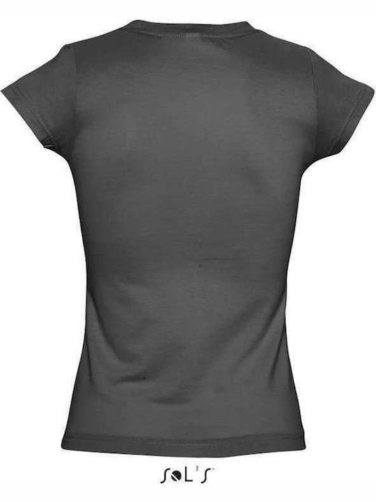 Sol's Moon Women's Short Sleeve Promotional T-Shirt Dark Grey 11388-384