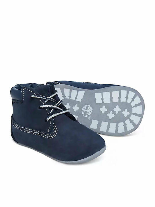 Timberland Pantofi cu talpă moale pentru bebeluși Albastru marin Crib Booties & Hat A1LU3-410