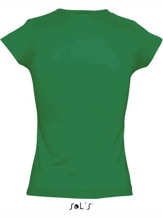 Sol's Moon Women's Short Sleeve Promotional T-Shirt Kelly Green