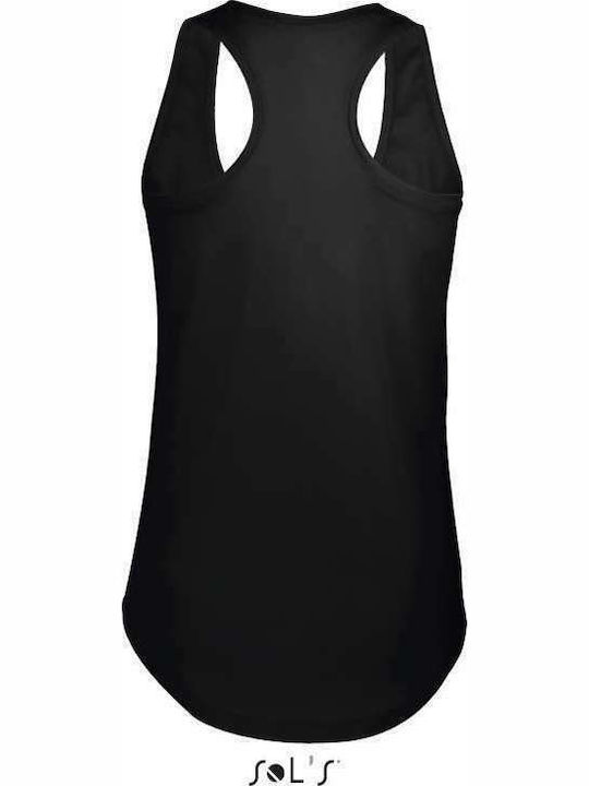 Sol's Moka Women's Sleeveless Promotional Blouse Deep Black 00579-309