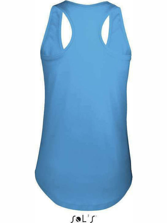 Sol's Moka Women's Sleeveless Promotional Blouse Aqua