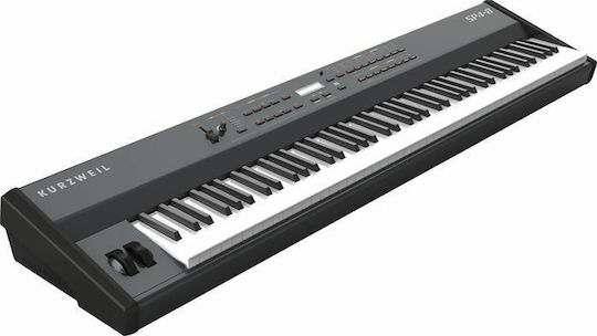 Kurzweil Electric Stage Piano SP4-8 with 88 Weighted Keys and Connection with Headphones Black
