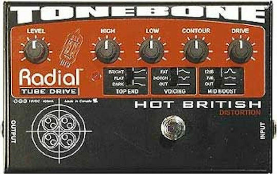 Radial Hot British Tube R800 7010 Pedals EffectDistortion Electric Guitar R800 7010