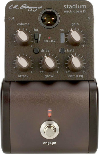 LR Baggs Stadium Di Preamp Pedals Equalizer Electric Bass