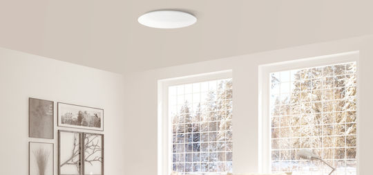 Yeelight Mi Ceiling Light 480 (White) Rund Draußen LED Panel 32W mit Warmes Weiß Licht 2700K