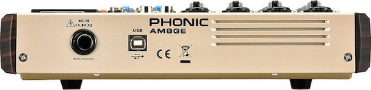 Phonic AM-8GE 4 XLR Inputs & Bluetooth