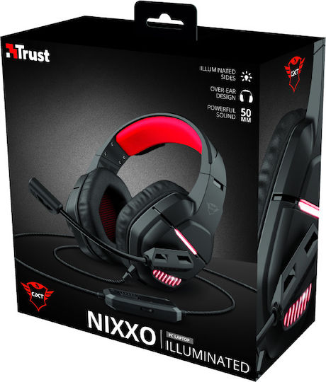 Trust GXT 448 Nixxo Over Ear Gaming Headset with Connection 3.5mm / USB