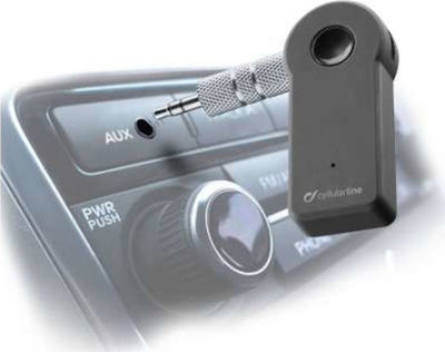Cellular Line Bluetooth Αυτοκινήτου για το Ηχοσύστημα (AUX / Audio Receiver / με USB θύρα Φόρτισης)