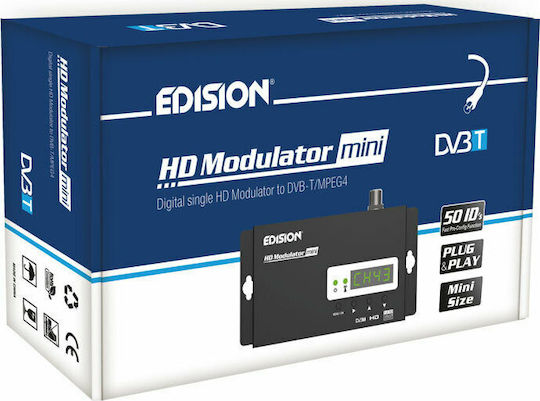 Edision HDMI Mini Modulator Satellite DVB-T VHF/UHF 07-06-0010