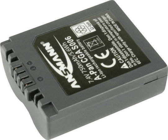 Ansmann Батерия за фотоапарат A-Pan CGA-S 006 5022903 Литиево-йонни (Li-Ion) 750mAh Съвместима с Panasonic