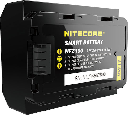 NiteCore Baterie aparat foto NFZ100 Litiu-Ion (Li-Ion) 2280mAh Compatibilă cu Sony