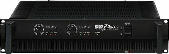 Inter-M R-300 PLUS Τελικός Ενισχυτής PA 2 Καναλιών 150W/4Ω 100W/8Ω