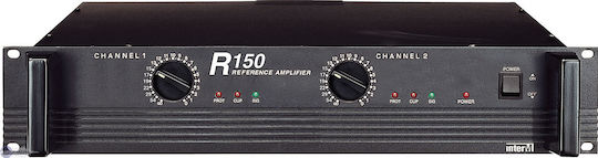 Inter-M R-150 PLUS Τελικός Ενισχυτής PA 2 Καναλιών 75W/4Ω 50W/8Ω