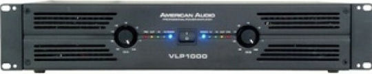 American Audio VLP-2500 PA Power Amplifier 2 Channels 1300W/4Ω Black