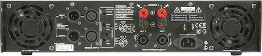 Citronic PLX2800 Усилвател на мощност Усилвател на PA 2 канала 1050W/4Ω 600W/8Ω в Черен цвят