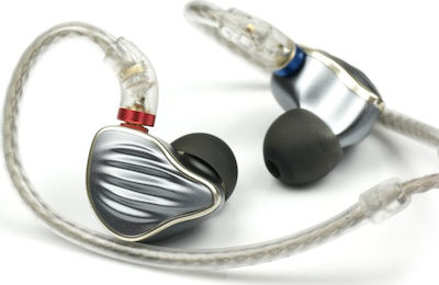 Fiio Ακουστικά Ψείρες In Ear FH5 Titanium Ασημί