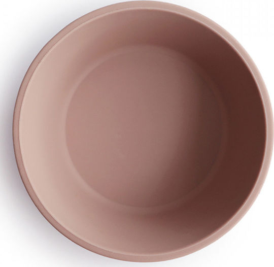 Mushie Baby Food Bowl Suction made of Silicone Pink